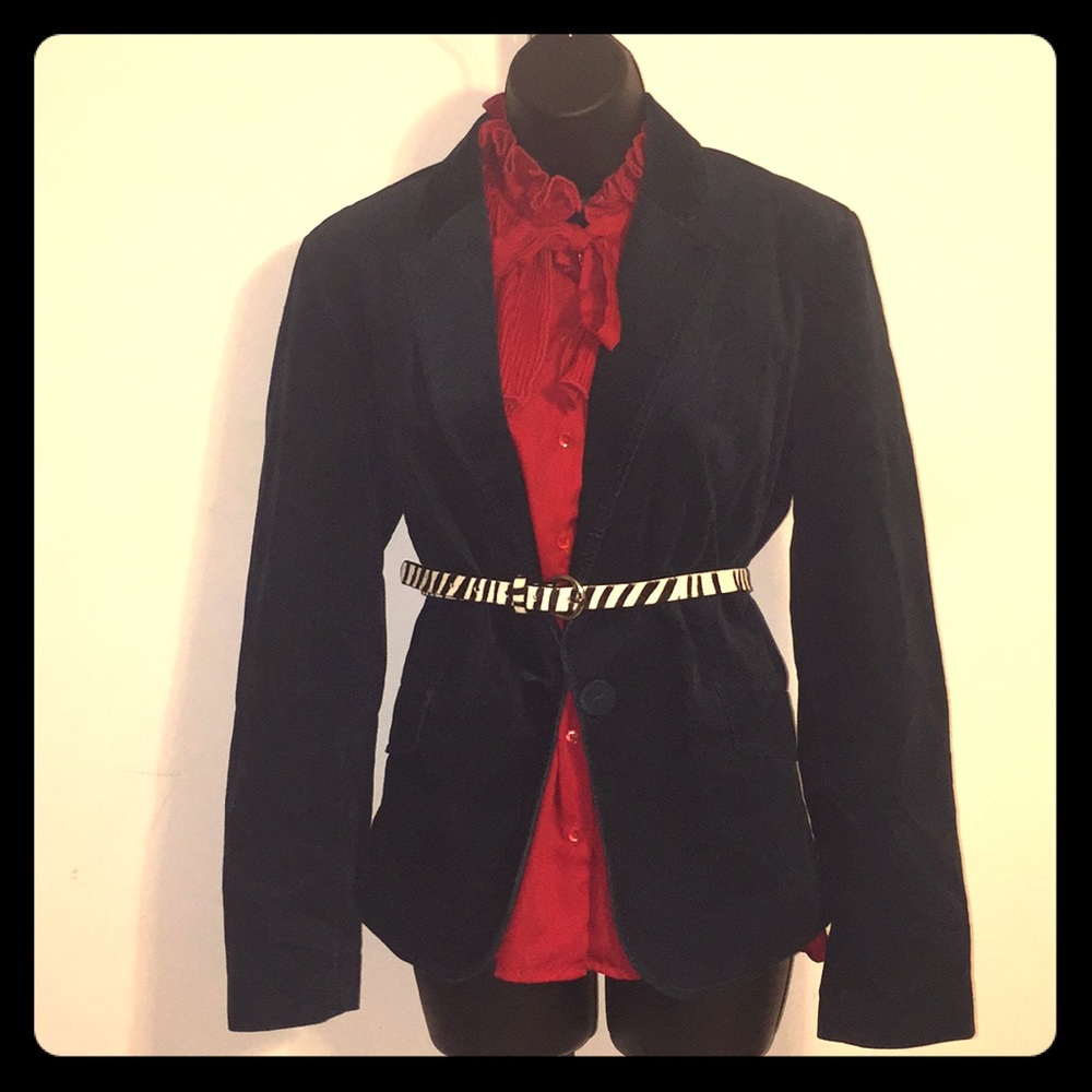 Talbots Velvet Blazer Sz 12
